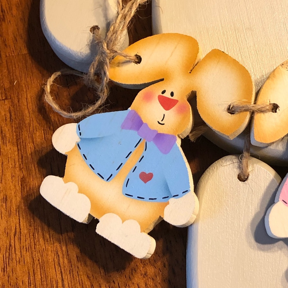 Wooden Rabbit Wall Hanging - Picture 5 of 8